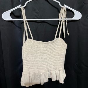 women’s ruffle tank top